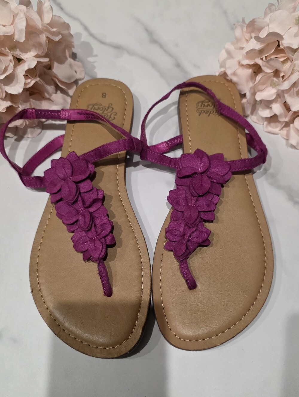 Faded Glory - Bright Pink Womens' Strappy Sandals